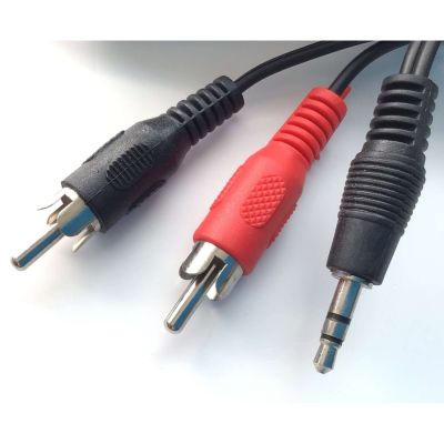 CABLES DE 2 RCA AUDIO ( NEGRO Y ROJO ) MACHO CON AUXILIAR 3.5 M / COMPATIBLE CON DIFERENTES DISPOSITIVOS, MARCAS Y MODELOS - Imagen 2